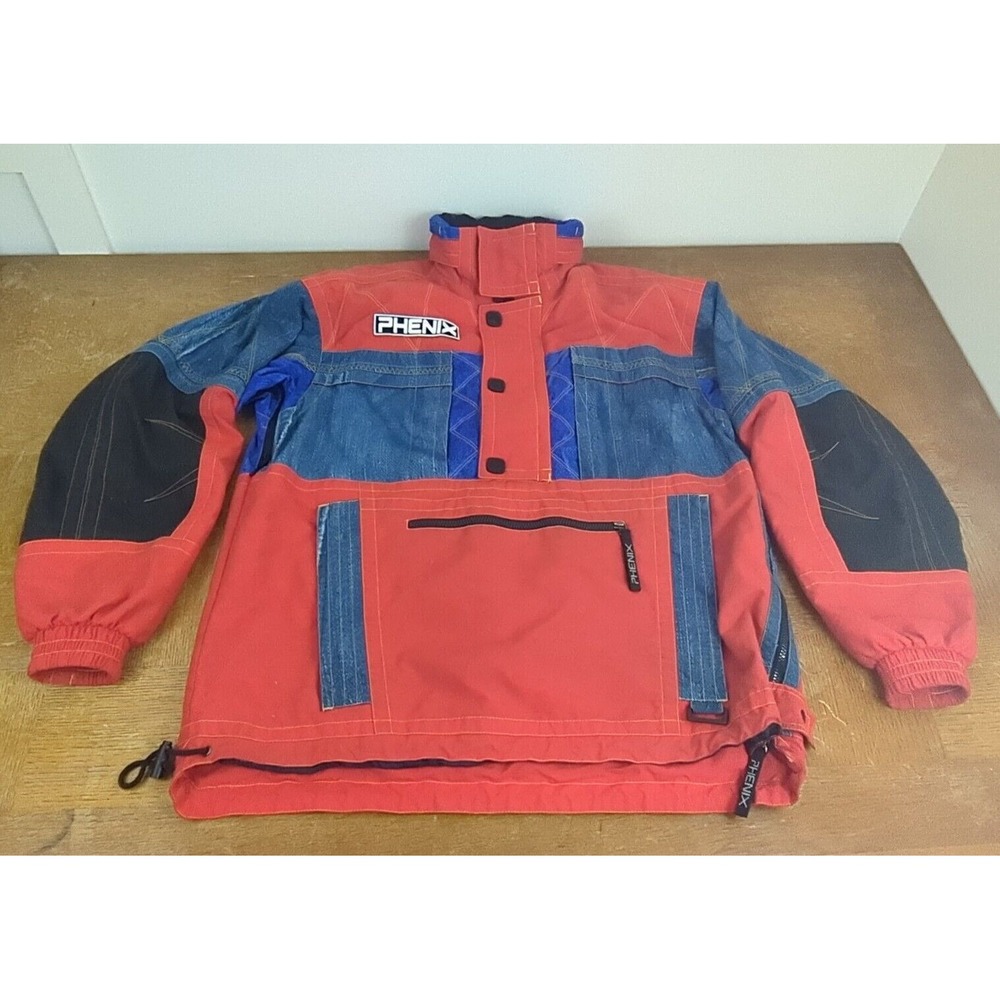 Vtg Retro 80's 90's PHENIX Men's‎ Pullover Anorak Ski Snowbaord Jacket Size XL